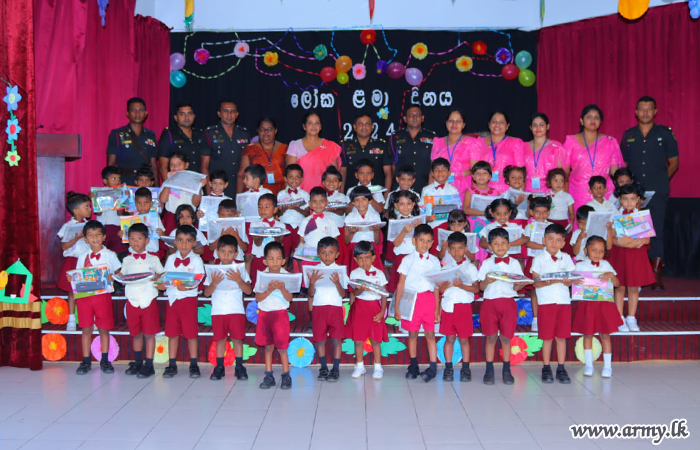 6 ශ්‍රී ලංකා කාලතුවක්කු හමුදාව සහ 8 ශ්‍රී ලංකා පාබල හමුදාව ලෝක ළමා දිනය සමරයි