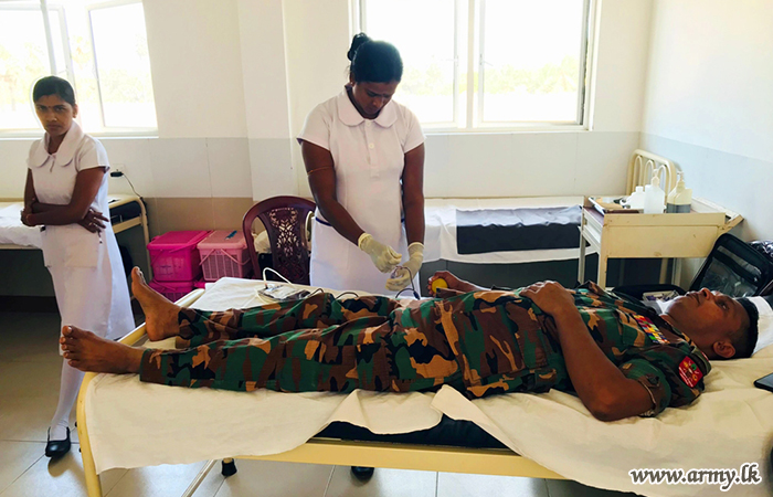 Blood Donation Programme by 552 Infantry Brigade