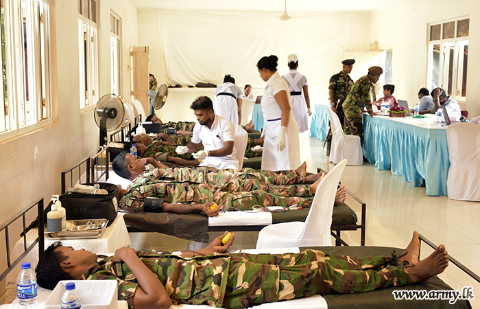 Blood Donation Program Conducted by the 51 Infantry Division