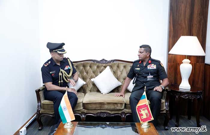 ඉන්දීය සහකාර ආරක්‍ෂක උපදේශක යුද්ධ හමුදා මාණ්ඩලික ප්‍රධාන හමුවෙයි