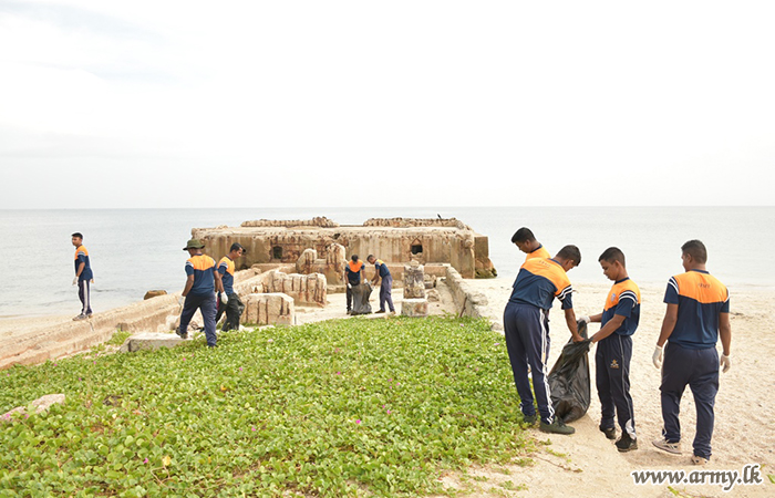 Beach Cleaning Programme by 51 Infantry Division