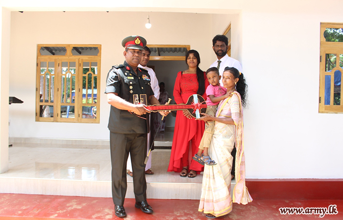 චාවකච්චේරි ප්‍රදේශයේ නිවාස අවශ්‍යතා සහිත පවුලක් වෙනුවෙන් නව නිවසක්