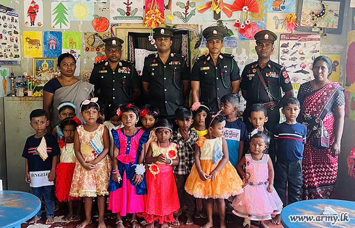 23 GW Troops Host Lunch for Pre-School Children
