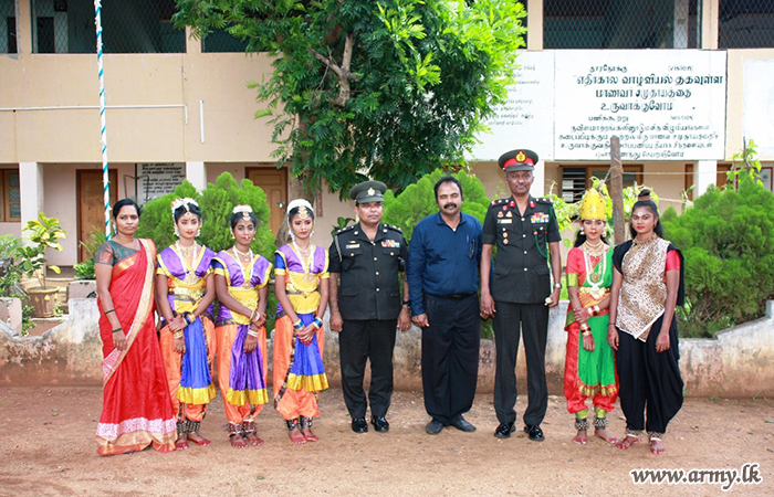 GOC of 56 Infantry Division Graces the Cultural Festival at Poovarasankulam Maha Vidyalaya