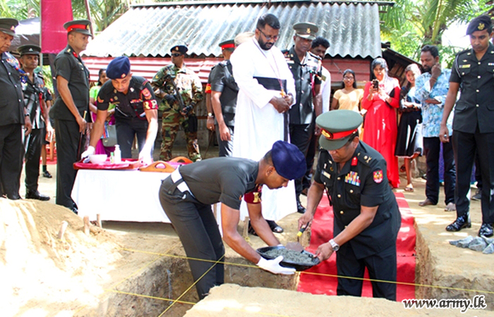 Foundation Stone Laid for New House in Kodikamam, Jaffna
