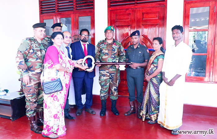 Security Forces (Jaffna) Erects New House to a Needy Family in Ilavalai
