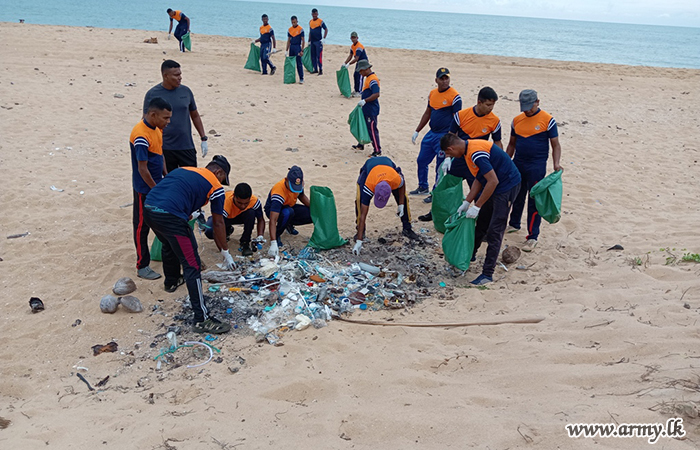 591 Infantry Brigade Conducts Beach Cleaning Programme