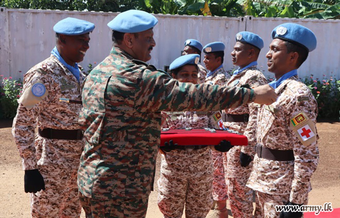 Sri Lankan Contingent Receives UN Peacekeeping Medals in South Sudan