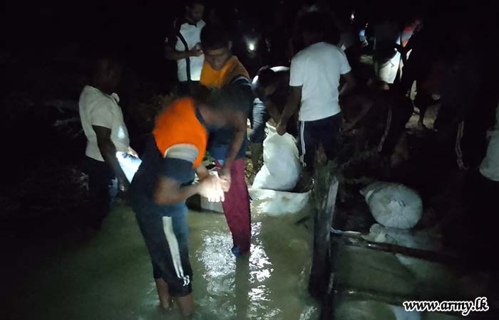 10 (V) GW Troops Assist in Rebuilding Partially Damaged Tank Bund