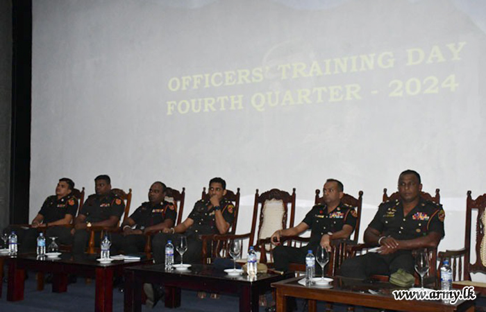 Officers' Training Day Conducted At RHQ VIR