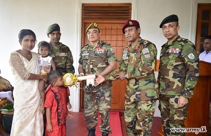 Commander Security Forces (West) Inaugurates New Home for Non-Commissioned Officer 
