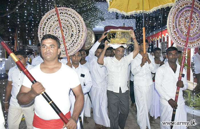 Traditional Katina Pooja Ceremony Held at Sri Naga Viharaya, Jaffna