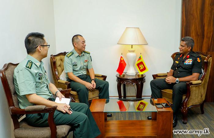 China Defence Attaché Pays Courtesy Call on Chief of Staff