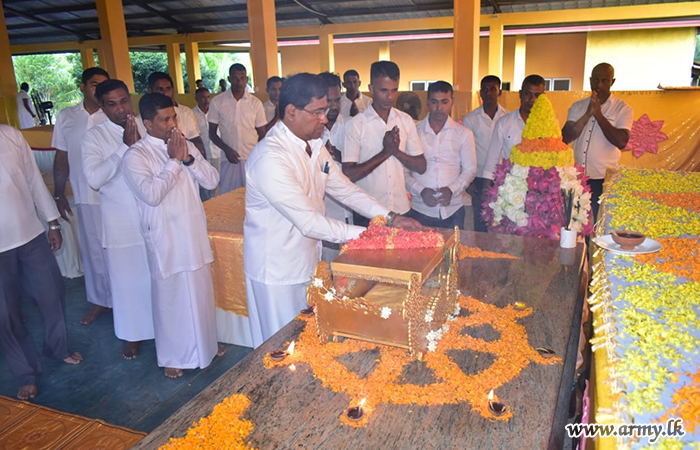 Katina Pinkama Ceremony Held at Mathota Rajamaha Vihara Temple, Mannar