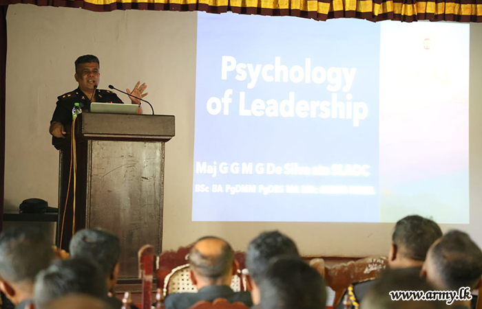 Security Forces (West) Hosts Lecture on Psychological Approach to Leadership