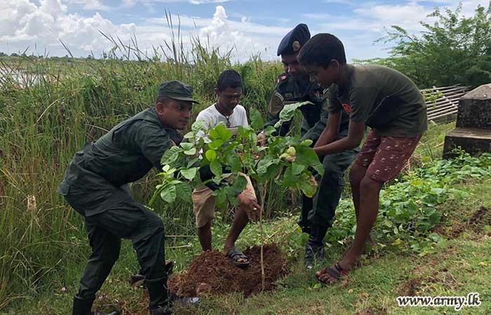 10 (V) GW Conducts a Tree Planting Programme