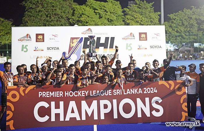 'නෙක්ස්ට් ජෙන්' ප්‍රිමියර් ලීග් හොකී තරඟාවලියේ ශූරතාව යුද්ධ හමුදා හොකී  කණ්ඩායමට