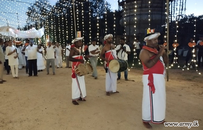 Traditional Katina Pooja Pinkama Held at Sri Sambodhi Viharaya, Kokilai, Mullaitivu