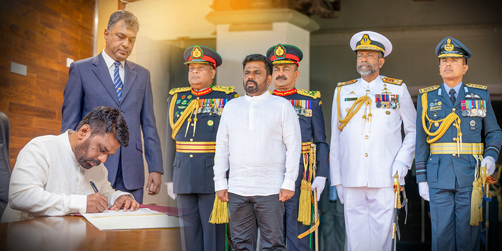 HE the President Anura Kumara Dissanayake Assumes Duties as Defence Minister 