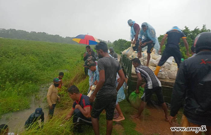 Troops of 23 Infantry Division Engaged in Flood Relief Operations