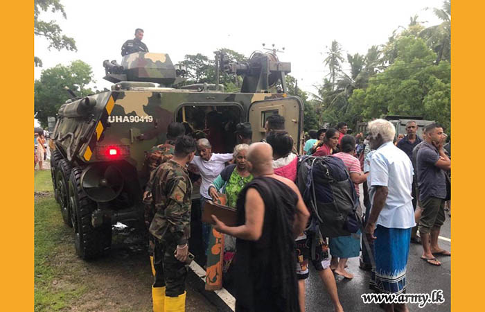 Troops of 24 Infantry Division Engage in Flood Relief Operations