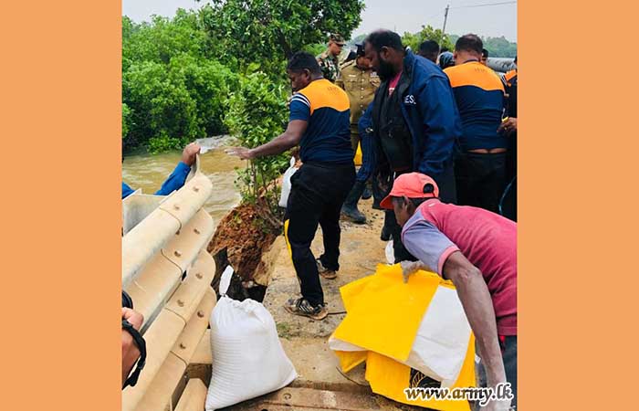 Troops of 10 (V) VIR Renovate Road Bridge in Point Pedro