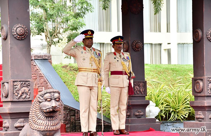 புதிதாக நிலை உயர்வு பெற்ற இலங்கை சமிக்ஞை படையணியின் மேஜர் ஜெனரலுக்கு கெளரவிப்பு 