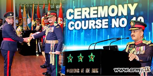 Army Chief Graces the Graduation Ceremony of Logistics Staff Course No. 10 at Army School of Logistics