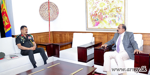 Commander of the Army Pays Courtesy Call on Deputy Minister of Defence