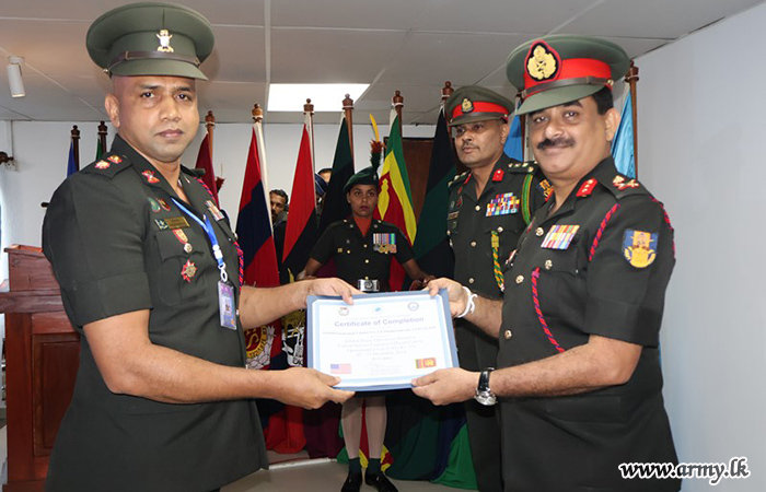 ஐக்கிய நாடுகளின் வழங்கல் பாடநெறி - எண் 6 நிறைவு