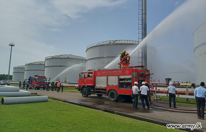 Emergency Fire Rehearsal Conducted at Kerawalapitiya Oil Terminal