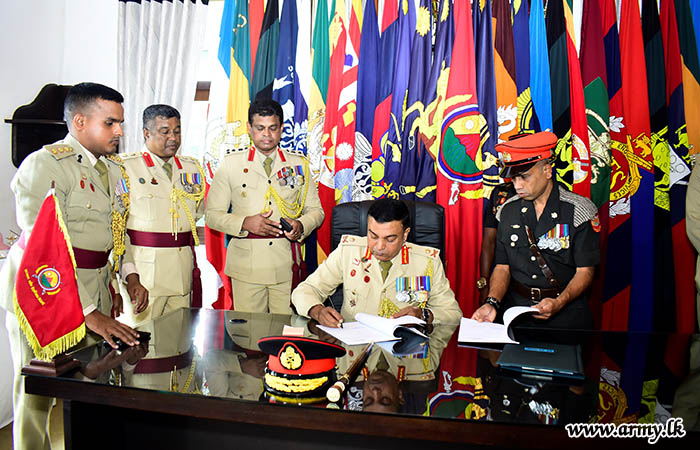 Commander, Security Forces (Central) Assumes Office