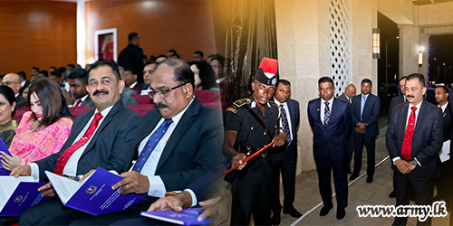 Army Chief Attends SLMA Officer Cadets' Final Presentation Ahead of PoP Ceremony