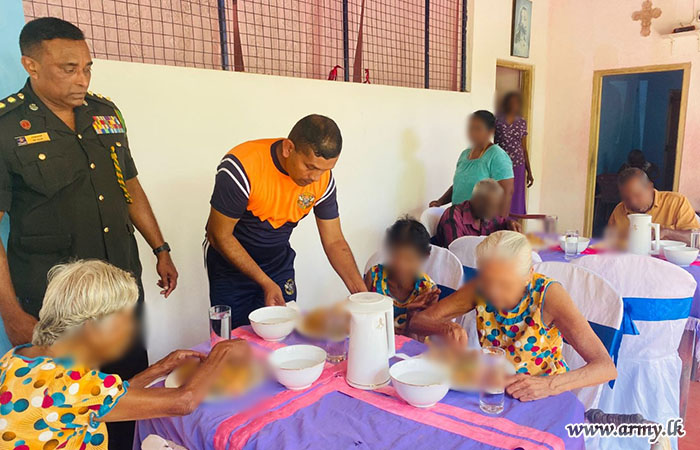 16 බලඇණිය ගජබා රෙජිමේන්තුවේ මූලිකත්වයෙන් පරිත්‍යාග වැඩසටහනක් පවත්වයි