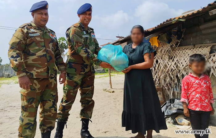 Dry Ration Packs Distribution Programme Conducts by 10 (V) VIR Troops