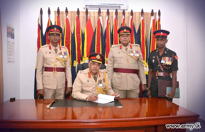 Newly Appointed Colonel Commandant of SLEME Assumes Office