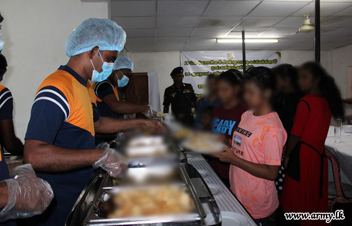 24 Infantry Division Provides Lunch at Holy Cross Church, Kalmunai