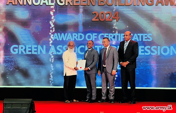 14 CES Officers Enrolled as Associate Professionals of GBCSL at Green Building Awards