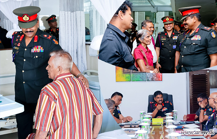 Army Chief Visits Army Hospital, Colombo