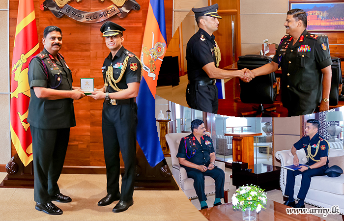 Assistant Defence Adviser of the High Commission of India Calls on the Commander of the Army