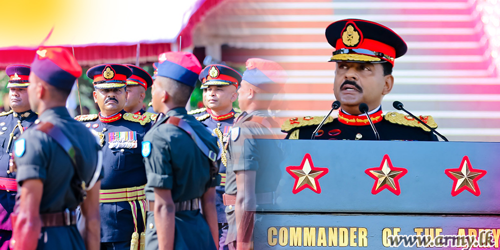 Sri Lanka Artillery Honours the Army Chief
