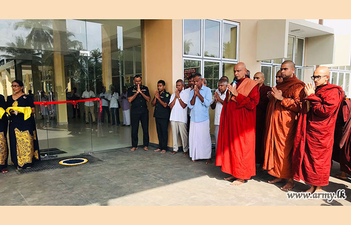 Troops Complete Construction of Rural Hospital at Pansiyagama