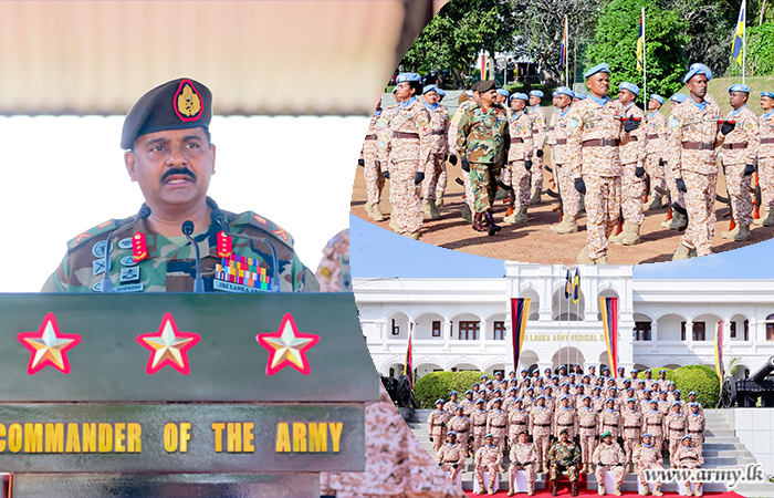 ஐக்கிய நாடுகளின் அமைதி காக்கும் பணிக்களுக்காக இலங்கை இராணுவத்தின் 11 சிறிமெட் குழு  தென் சுடானுக்கு புறப்பட தயார்