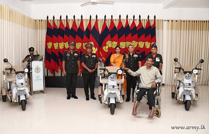 SLE SVB Donates Electric Tricycles to Disabled Vetarans