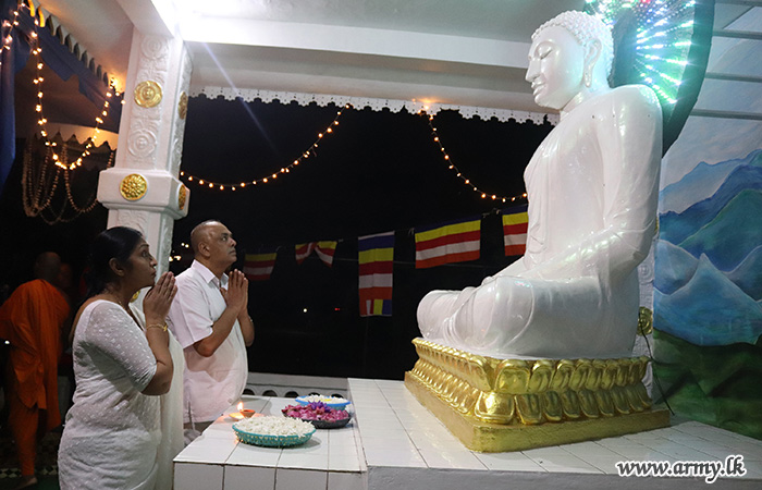 இலங்கை மின்சார மற்றும் இயந்திர பொறியியல் படையணி சேவை வனிதையர் பிரிவினால்  போதி பூஜை  மற்றும் நலன்புரி நிகழ்வுகள்