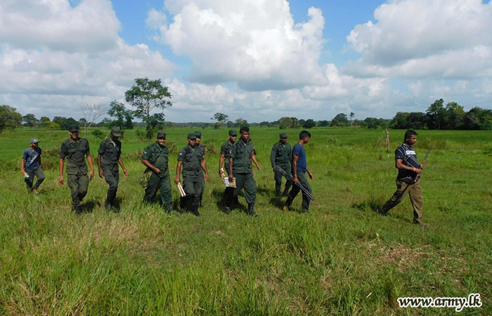 Security Forces (East) Conducts Operation to Prevent Damage from Wild Elephants