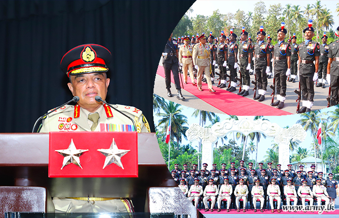 Commandant of Sri Lanka Army Volunteer Force Visits Regimental Centre Sri Lanka National Guard