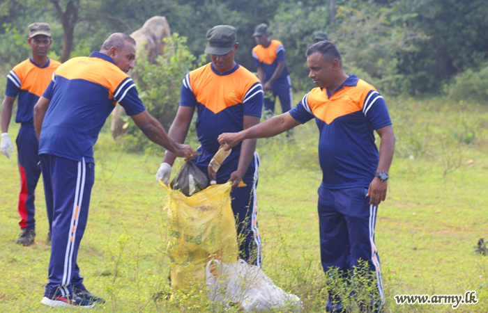 Battalion Training School-Punani & 7th Light Regiment Sri Lanka Artillery Together Conducted Environmental Cleaning Programme