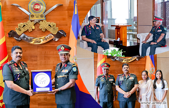 Army Chief Applauds the Esteemed Service of Retiring Major General