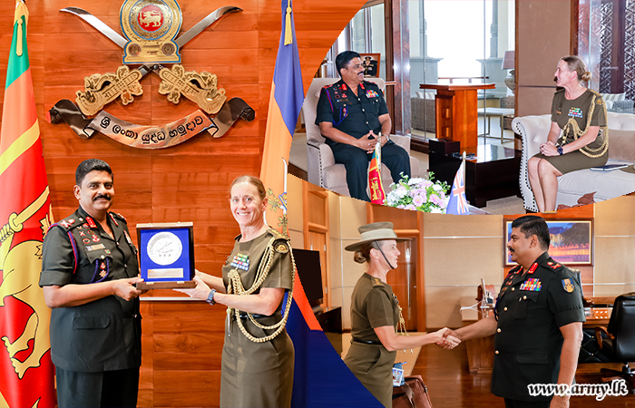 Australian Defence Attaché Meets Commander of the Army